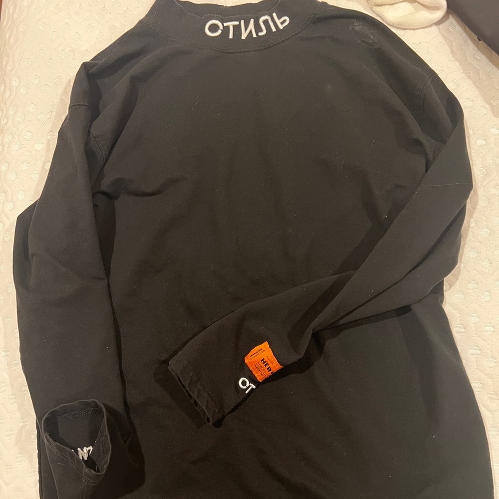 Womens heron Preston black top